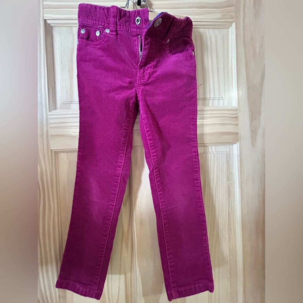 Guess Girls Magenta Corduroy Pants